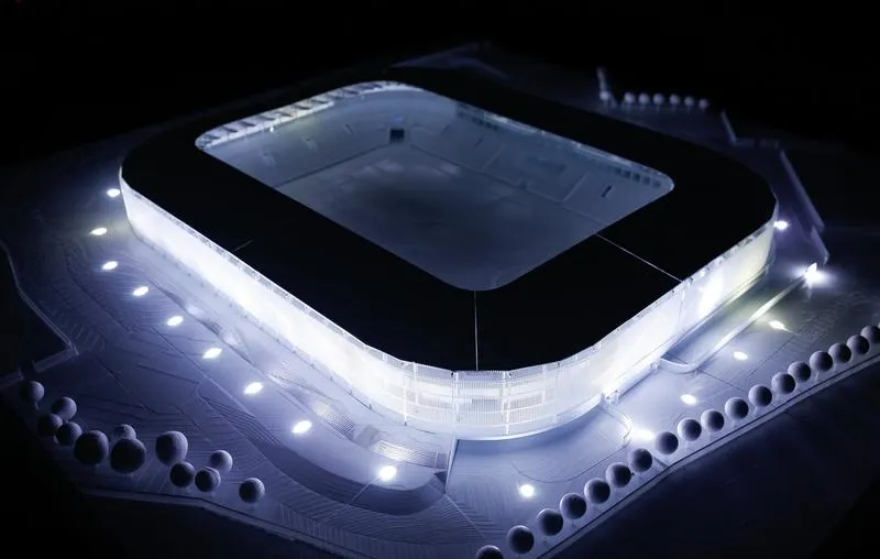 Budowa makiety stadionu