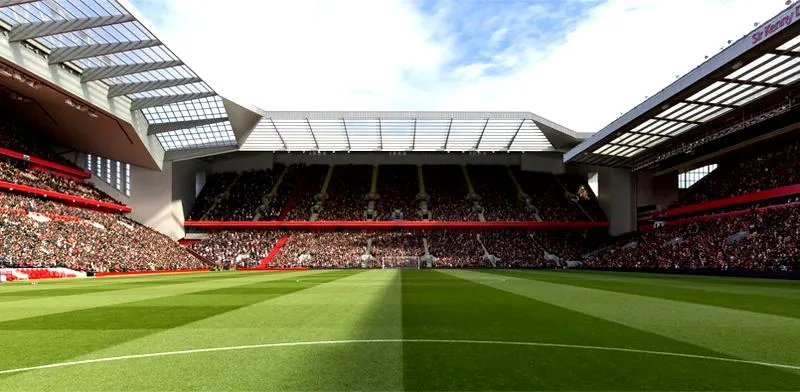 Historia stadionu Anfield
