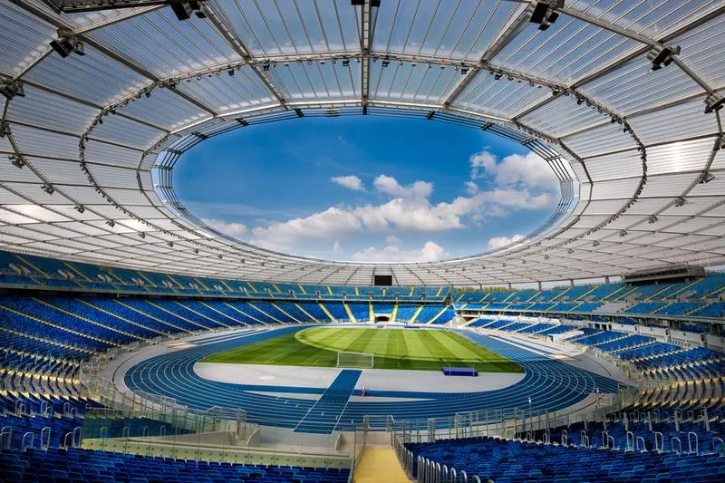 Kibice na stadionie