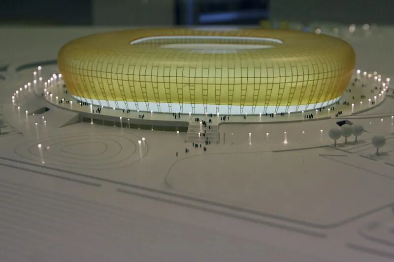 Makieta stadionu