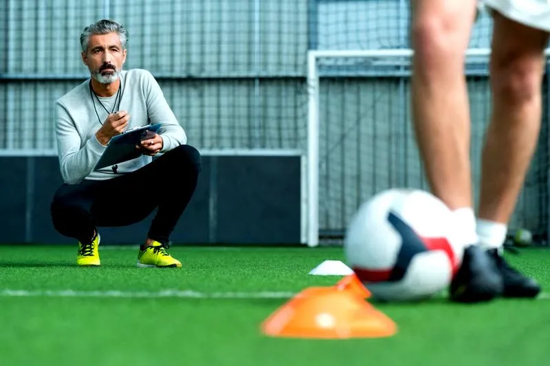 Trening piłkarski w domu