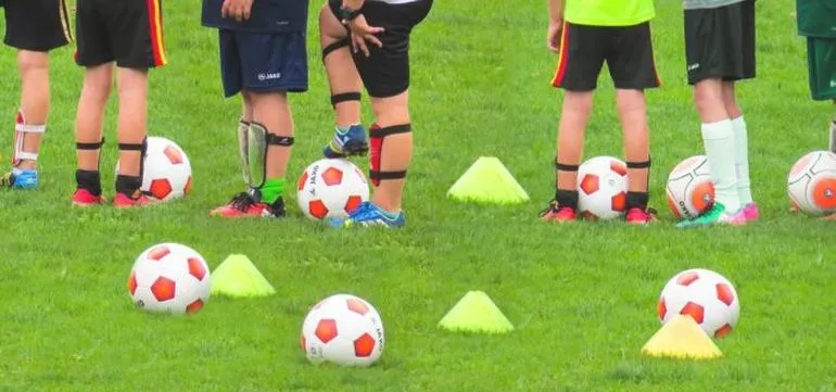 Trening piłki nożnej